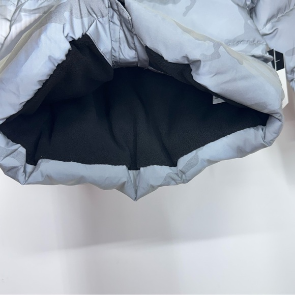 Members Mark Reflective Gray Camo Full Zip Winter Puffer Jacket New Nwt Size 2T - Picture 6 of 15